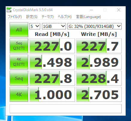 HGST Deskstar NAS HDS721010ALE604 0F27620 (10TB)のパフォーマンス - 読み書きの速度と性能:画像8
