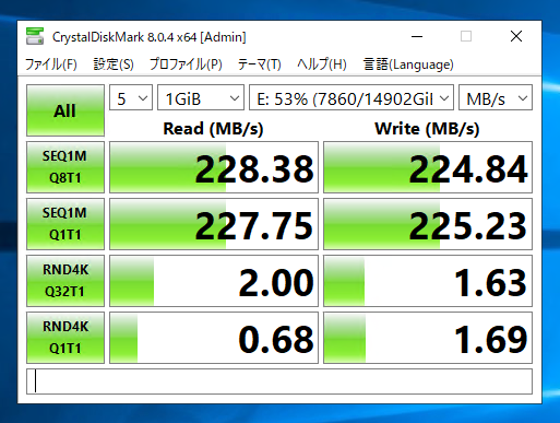 TOSHIBA MN08ACA16T (16TB)のパフォーマンス - 読み書きの速度と性能:画像9