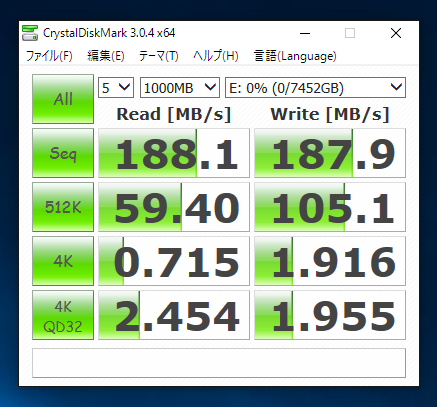 Western Digital WD80EFZX (8TB)のレビュー - パフォーマンス