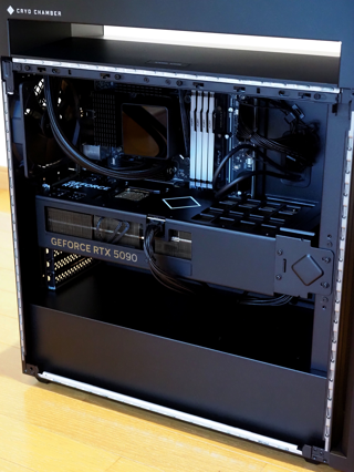 OMEN by HP 45L Gaming Desktop のレビュー (モデル GT22-3000jp GeForce RTX 5090版):画像15