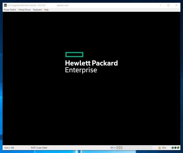 HPE ProLiant ML30 Gen9 の iLO4 管理画面にアクセスする:画像8