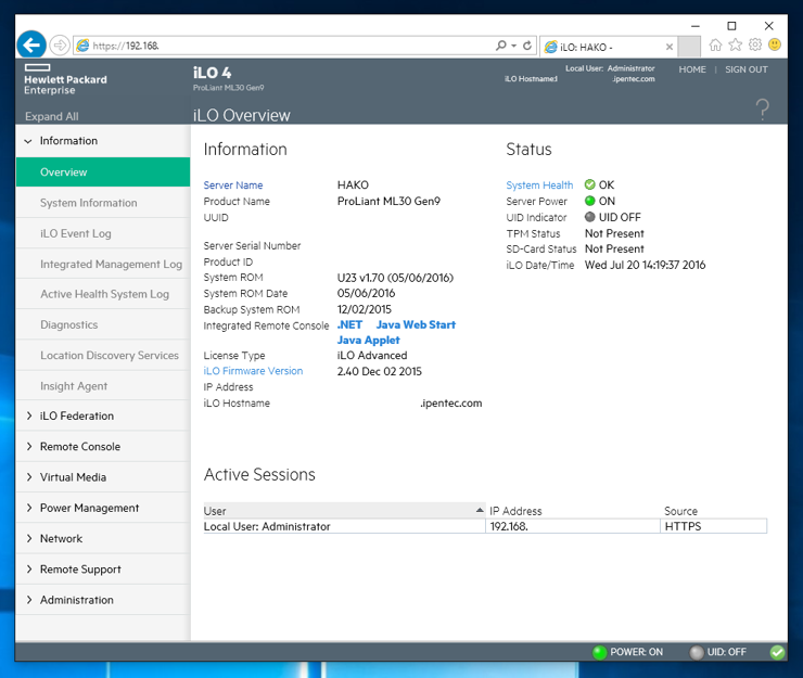 HPE ProLiant ML30 Gen9 でPCI Express カードを増設すると 