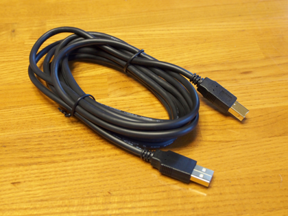 iBUFFALO USB2.0ケーブル (A to B) フェライト素子ねり込みタイプ ブラック のレビュー:画像2