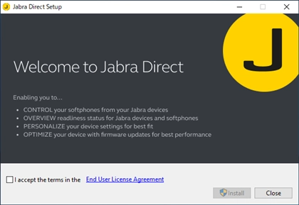Jabra Direct のインストール:画像4