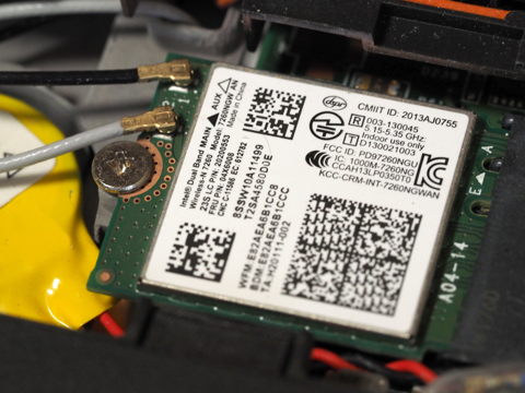 Intel Dual Band Wireless-AC 7260 867 Mbps+ Bluetooth 4.0 7260NGW (FRU:04W3806)のレビュー:画像8