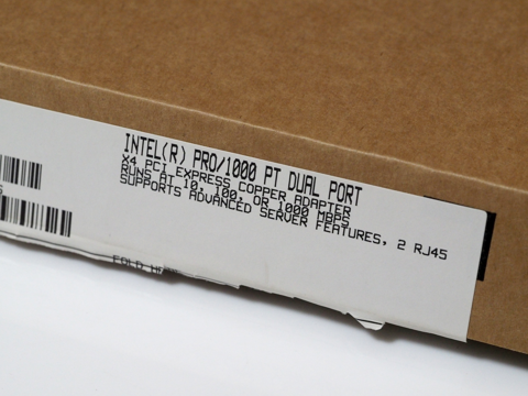 Intel PRO/1000 PT Dual Port Server Adpterのレビュー:画像2