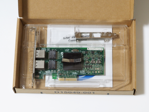 Intel PRO/1000 PT Dual Port Server Adpterのレビュー:画像3