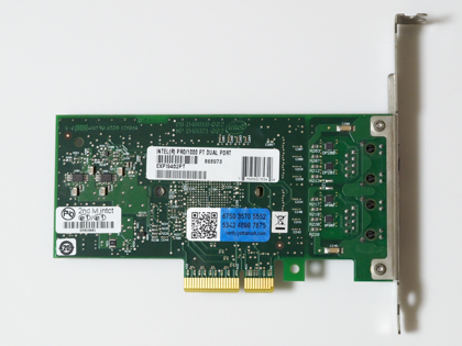 Intel PRO/1000 PT Dual Port Server Adpterのレビュー:画像8