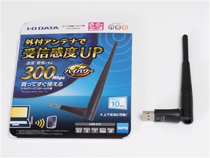 I-O DATA Wi-Fi USB 無線LANアダプタ WN-G300UA のレビュー:画像2