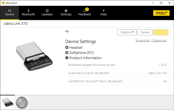 Jabraデバイスのファームウェアをアップデートする:画像21