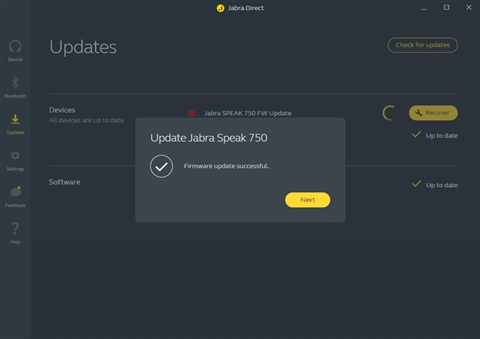 Jabraデバイスのファームウェアをアップデートする:画像9