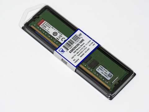 Kingston DDR4 2666(PC4-20800) 16GB ECC Unbuffered DIMM KSM26ED8/16ME のレビュー:画像1