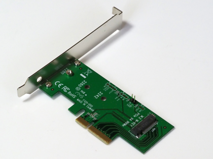 玄人志向 PCI-Express x4接続 M.2スロット増設インターフェースボード M.2-PCIE のレビュー:画像4