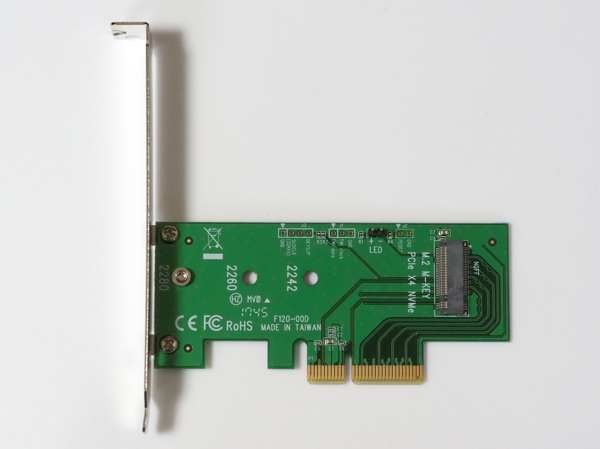玄人志向 PCI-Express x4接続 M.2スロット増設インターフェース