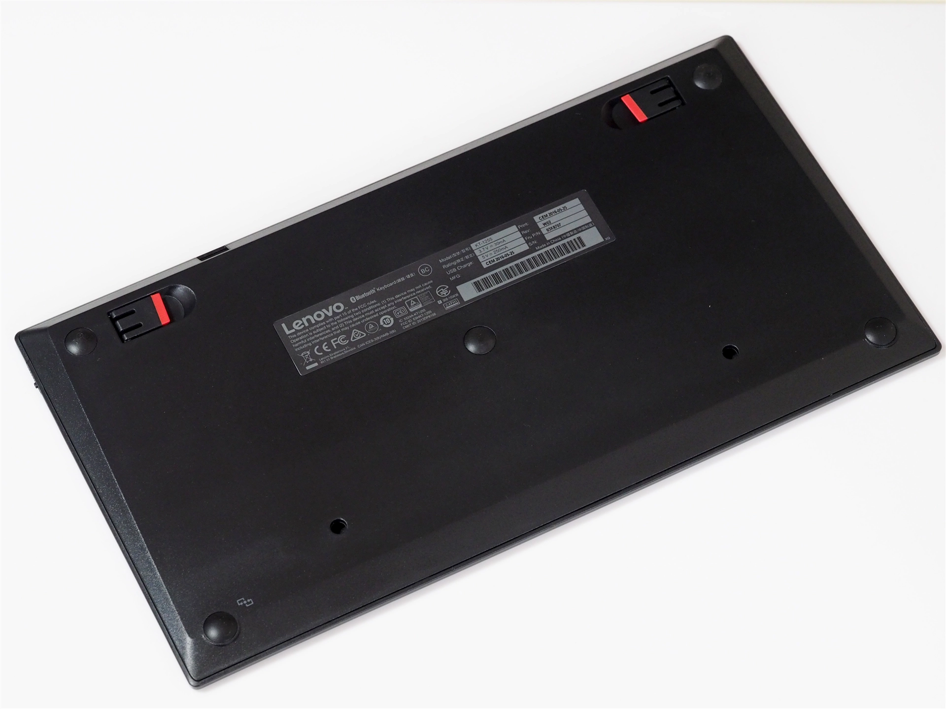 Lenovo ThinkPad Bluetooth KT-1255 日本語配列 Japanese Layout Red Dot Bluetooth Keyboard for Lenovo