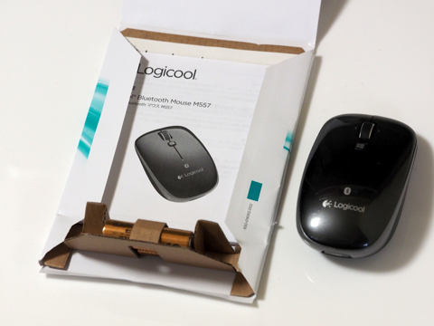 LOGICOOL Bluetoothマウス m557 のレビュー:画像2
