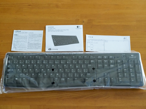 Logicool ワイヤレスキーボード K270 のレビュー:画像2