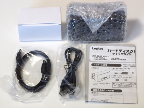 Logitech HDDリーダーライタ LHR-DS03SAU2 のレビュー:画像2