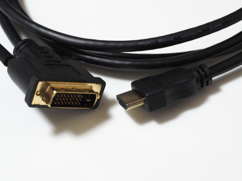 PLANEX HDMI-DVI変換ケーブル PL-HDDV02 (2.0m) のレビュー:画像3