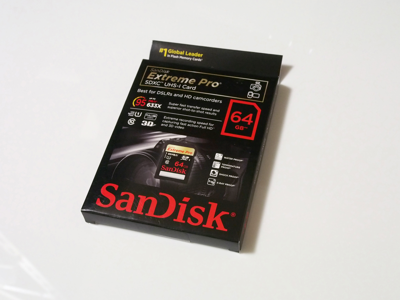 SANDISK (サンディスク) 64GB SDXCカード Extreme Pro SDSDXPA-064G-X46 のレビュー:画像1