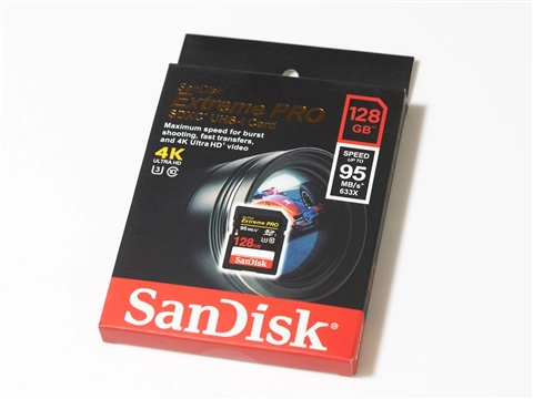 SANDISK (サンディスク) 128GB SDXCカード Extreme Pro SDSDXPA-128G-JU3 のレビュー:画像1
