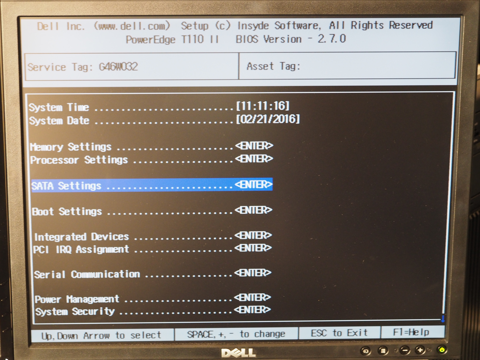 Dell PowerEdge T110 II でオンボードRAIDを利用する:画像2