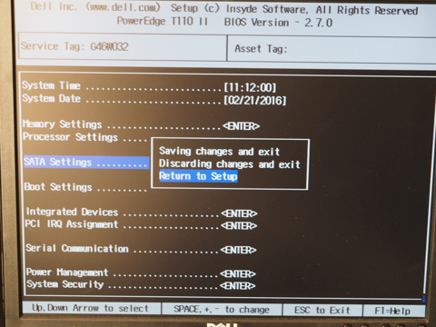 Dell PowerEdge T110 II でオンボードRAIDを利用する:画像5