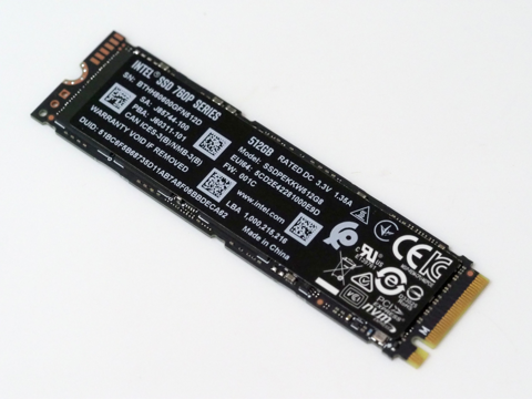 Intel SSD 760p M.2 PCIEx4 512GBモデル SSDPEKKW512G8XT のレビュー - 読み書きの速度と性能:画像4