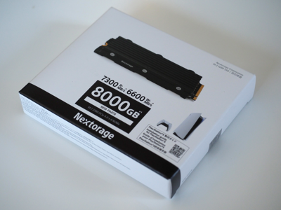 Nextorage ‎NEM-PA 8TB (8TB) のレビュー と パフォーマンス測定:画像1