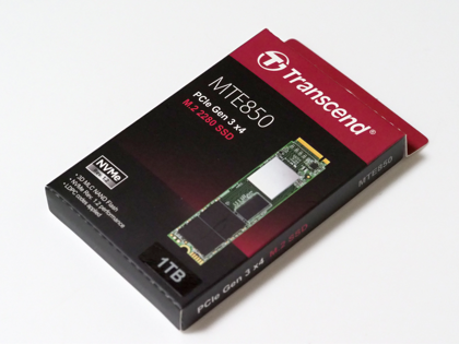 Transcend PCIe Gen3 x4 MTE850 M.2 SSD TS1TMTE850 (1TB) のパフォーマンス - 読み書きの速度と性能:画像1