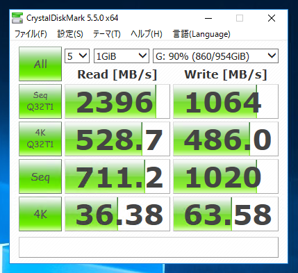 Transcend PCIe Gen3 x4 MTE850 M.2 SSD TS1TMTE850 (1TB) のパフォーマンス - 読み書きの速度と性能:画像13