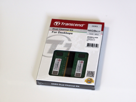 Transcend JetRam デスクトップPC用増設メモリ JM1600KLH-16GK のレビュー:画像1