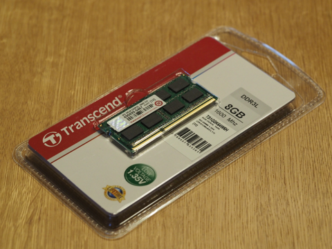 Transcend ノートPC用増設メモリ TS1GSK64W6H のレビュー:画像1
