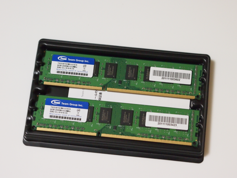 Team 8GB DDR3 メモリ TED38192M1333C9 のレビュー:画像2