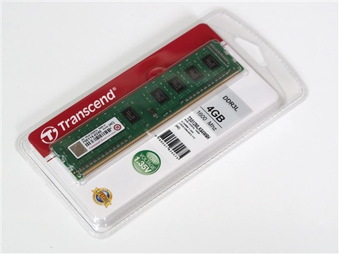 Transcend 4GB DDR3L メモリ TS512MLK64W6H のレビュー:画像1
