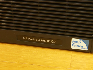 HP ProLiant ML110 G7 (1万円程度の安価版)のレビュー - 消費電力・CPUの交換:画像7
