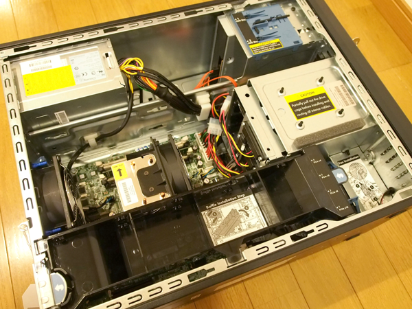 HP ProLiant ML110 G7 (1万円程度の安価版)のレビュー - 消費電力・CPUの交換:画像13