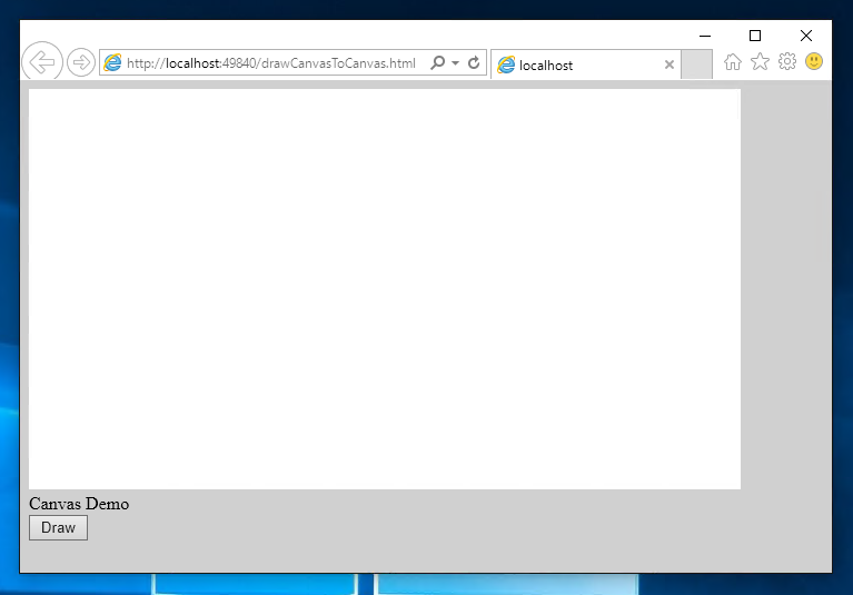 HTML Canvas の描画内容を別のHTML Canvasに描画する:画像1