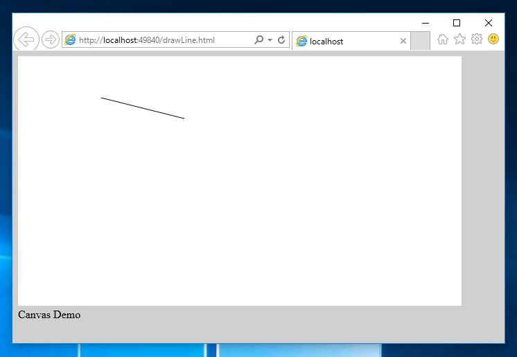HTML Canvas を利用して線を描画する:画像1