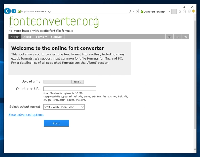 Webフォントを利用する  (woff Webフォントを利用):画像1