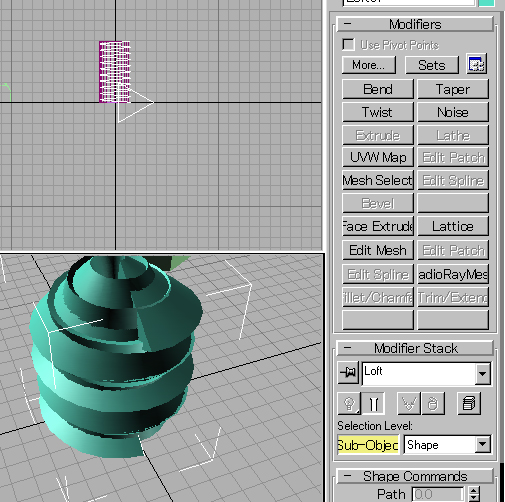 ボルトを作る - モデリング３ [iPentec 3DSMAX Tech]:画像9