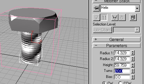 ボルトを作る - マテリアル設定 [iPentec 3DSMAX Tech]:画像8