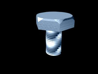 ボルトを作る - マテリアル設定 [iPentec 3DSMAX Tech]:画像9