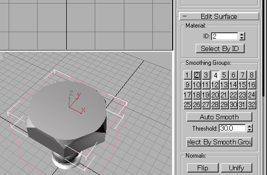 ボルトを作る - マルチサブオブジェクト [iPentec 3DSMAX Tech]:画像8