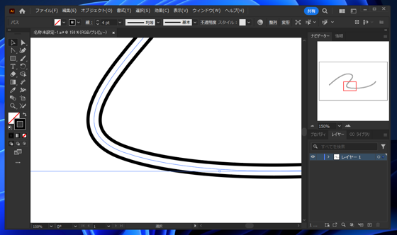 2重線を描画する:画像14