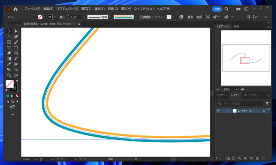 2重線を描画する:画像33