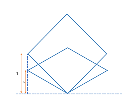 等角図 (等角投影図 アイソメトリック プロジェクション) を作画するためのグリッドの作成:画像13
