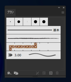 Illustratorで大きなパターンのパターンブラシを小さな図形に適用するとパターンの図形がはみ出してしまう:画像7