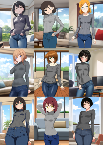 Anima 2.9Bのスコアタグ (score_9, score_8, score_7 ...) の画像生成傾向を調査する:画像11