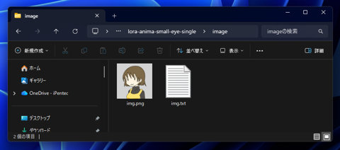 Anima用のLoRAを作成する:画像1